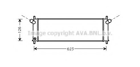 PRASCO PR2022 Radiator, engine cooling